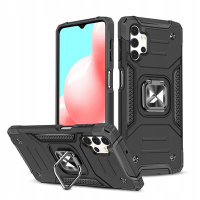 Wozinsky Ring Armor Hybrid Armored Case Cover + Magnetic Holder Samsung Galaxy A32 5G Black