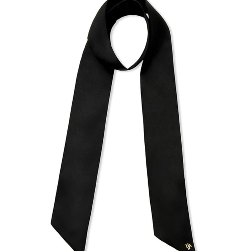 HAS HON022 Black Tie Scarf