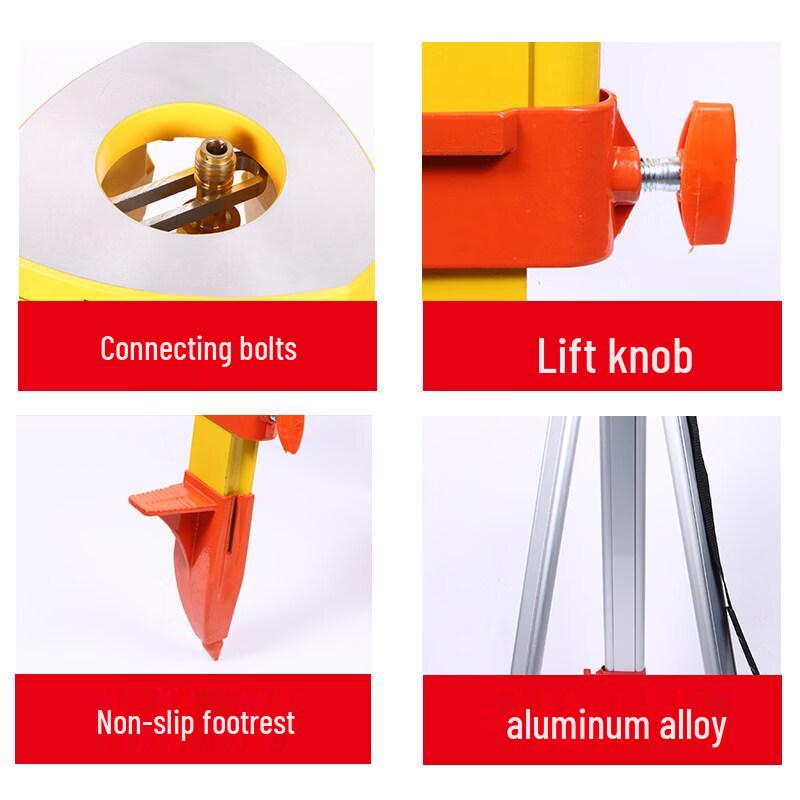 Aokewen Heavy-Duty Aluminum Alloy Surveying Tripod