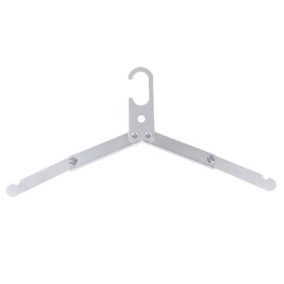 Travel Hanger Foldable Design Aluminium Alloy High Strength Light Weight Folding Clothes Hanger for