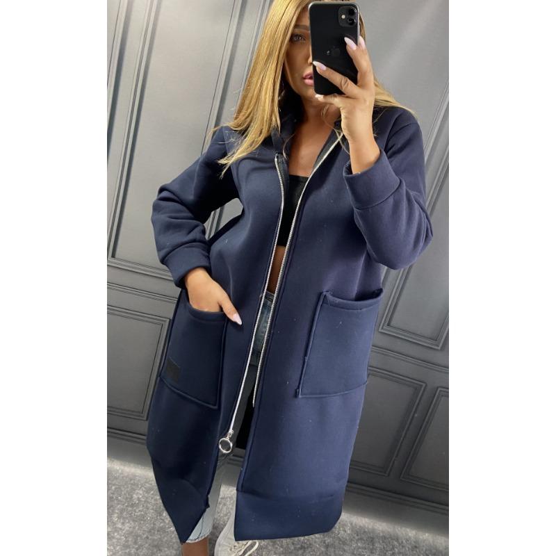 DAFIFY Dámská móda Ležérní Jednobarevný potisk Podzim Zima Bundy a kabáty s dlouhým rukávem a kapucí