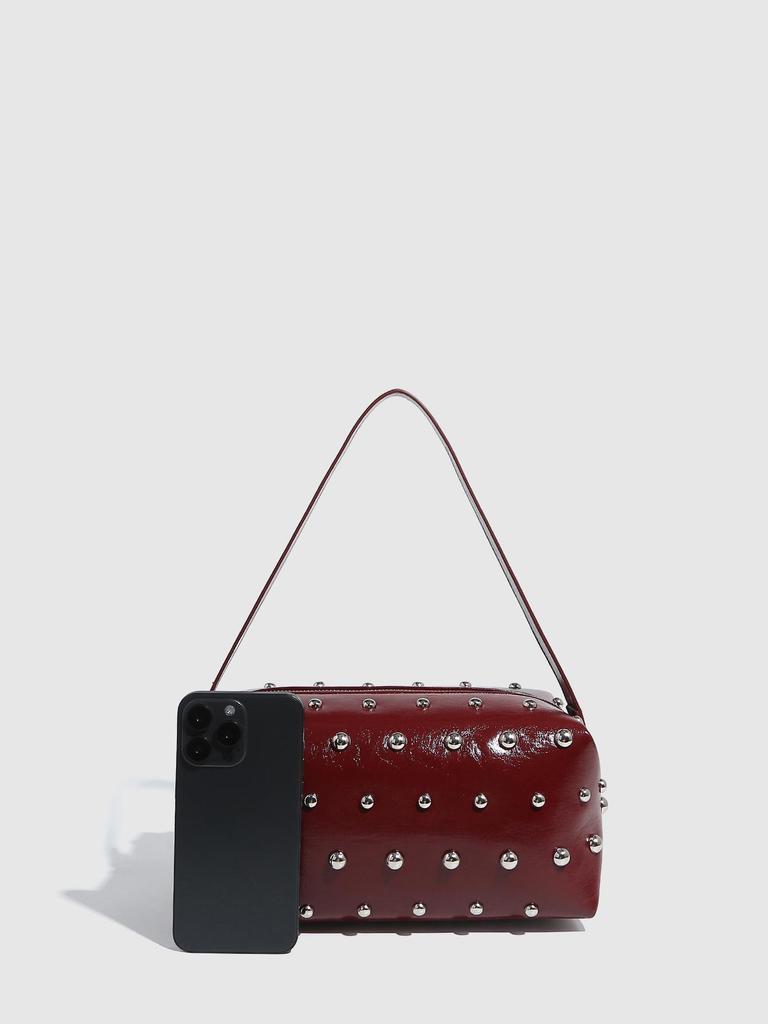 2025 Women's Crossbody Fashion Bag: Mushroom Nail Shoulder Tote & Bowling Style