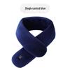 Smart Heated Scarf with Vibration Massage for Men & Women - Winter Neck Warmer, Solid Color