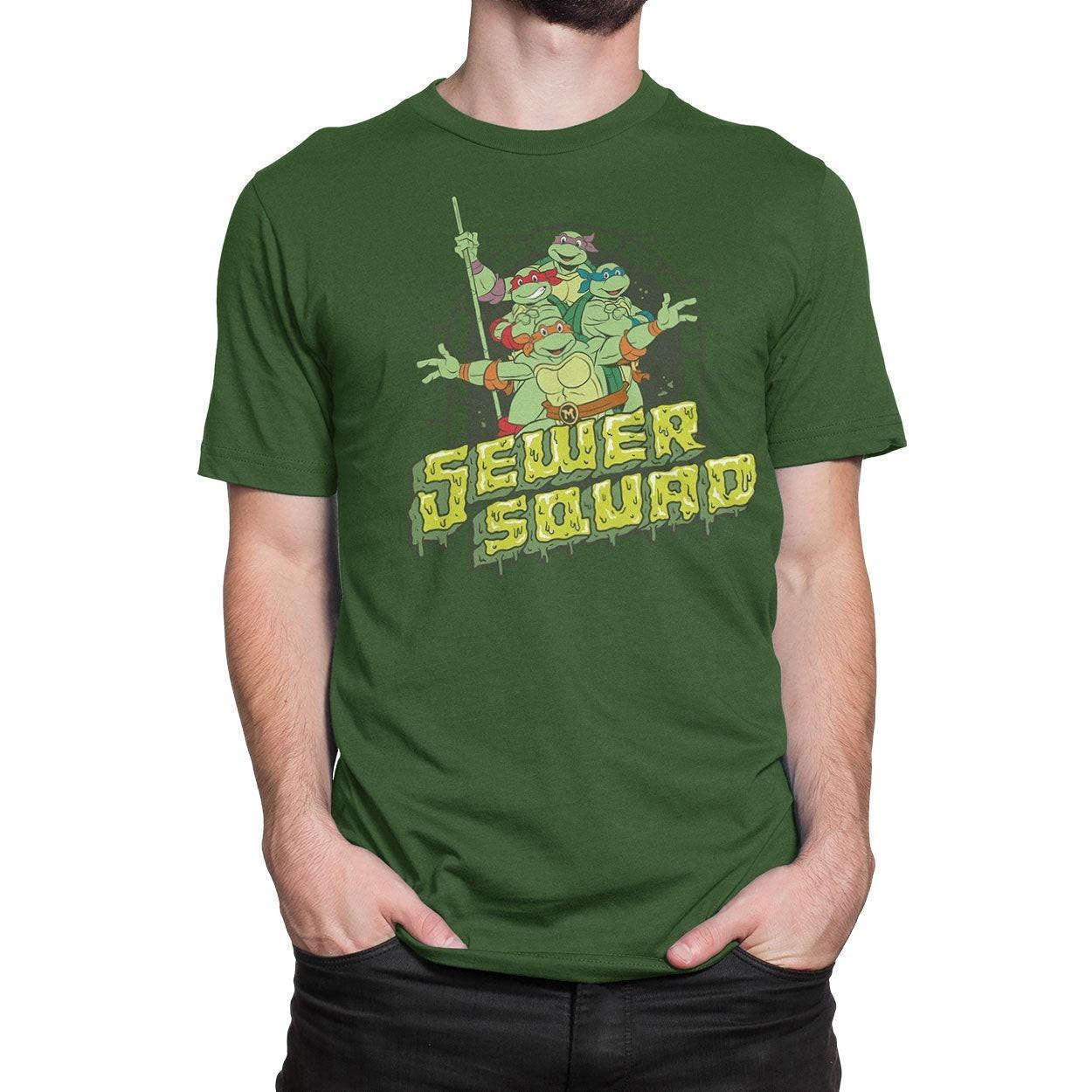 Officially Licensed Teenage Mutant Ninja Turtles Sewer Team T-Shirt XXL