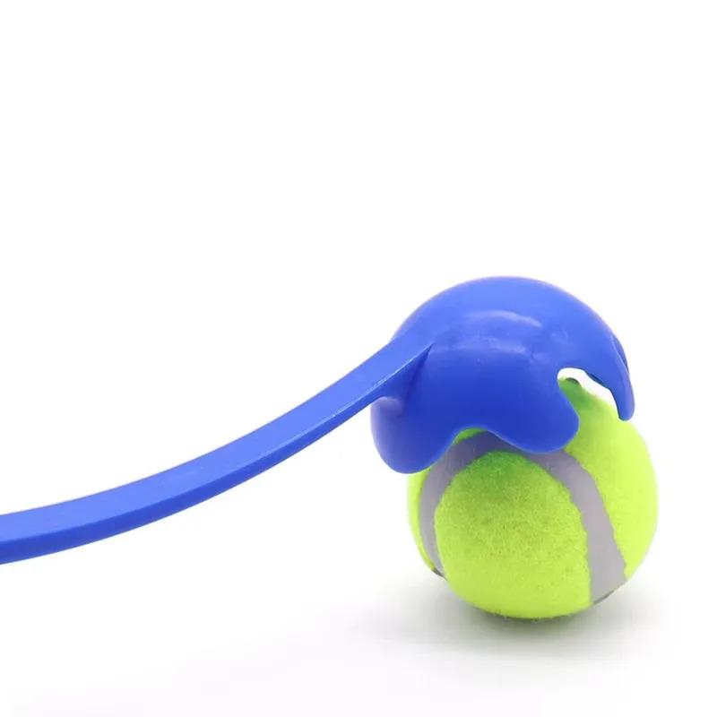 Interactive Pet Training Toy Ball Launcher Stick for Dogs and Cats Automatic Fetch Throwing Device with Tennis Balls Outdoor