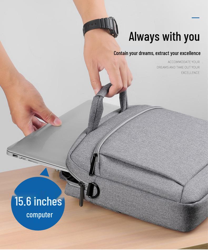 Wasserdichte Laptoptasche aus Oxford-Gewebe mit Innenfutter