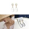 Vintage Style Large Gemstone Earrings With Elegant Water Drop Design For Women