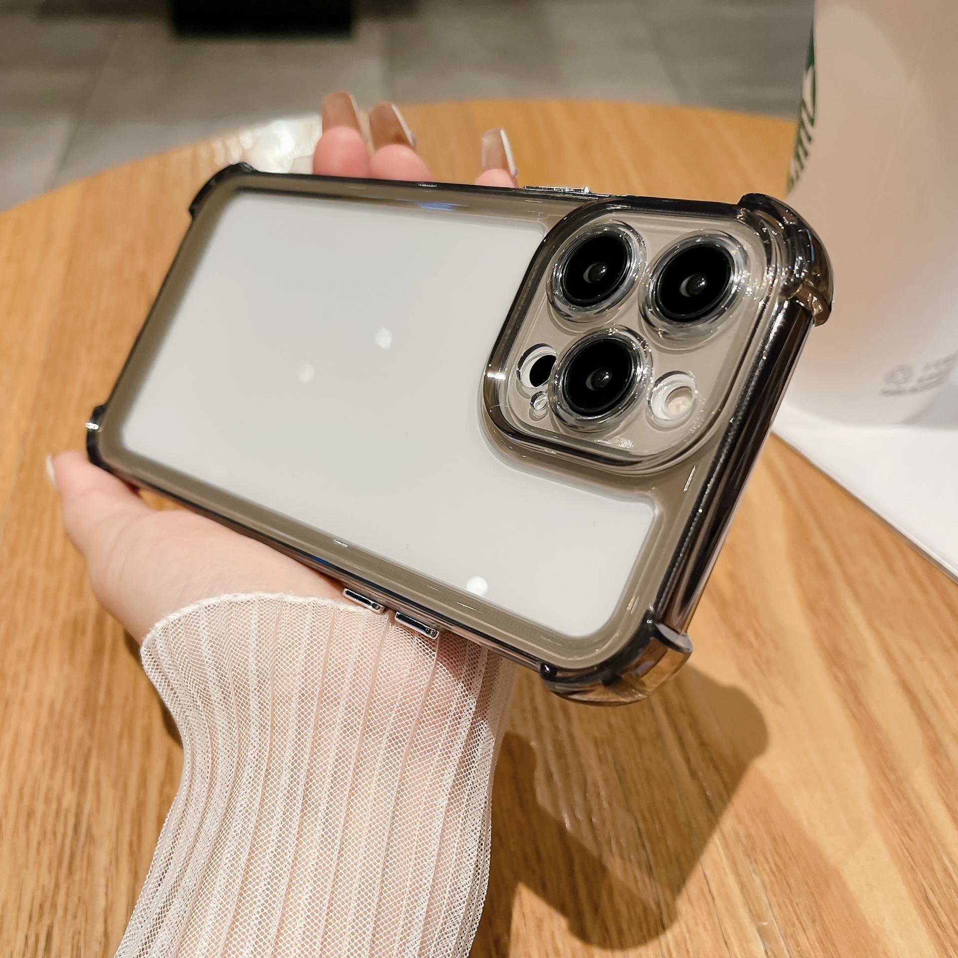 

Защитный магнитный чехол для телефона Apple iPhone 14 Pro Max из акрилового материала, с четырехугольной подушкой безопасности и защитой от падений. iPhone 13 Pro