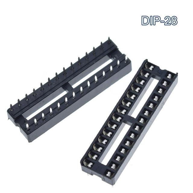 10PCS IC Sockets DIP6 DIP8 DIP14 DIP16 DIP18 DIP20 DIP28 DIP40 Pins Connector DIP Socket 6 8 14 16 18 20 24 28 40 Pin
