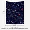 Space Tapestry,Space Pattern Science Stars in Galaxy Wall Hanging Large Tapestry Psychedelic Tapestry Decorations Bedroom Living