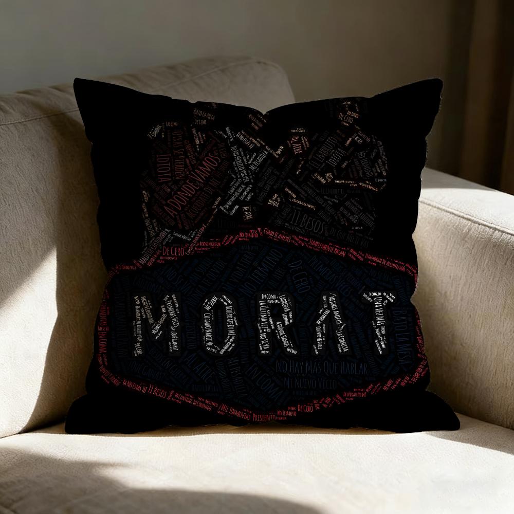 M-morat Band Pillow Case Pillowcase, Double-sided Printed, Sofa Cushion, Bedroom Headboard Pillow