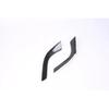 For SUBARU XV 2018     Cover Carbon Fibre Interior Middle Front Shift Stall Paddles Cup Lamp Trim Hoods 2pcs