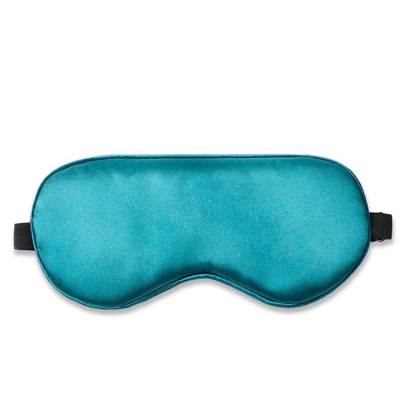 Unisex Silk Sleep Eye Mask with Ice Pack for Eye Fatigue Relief - Breathable Blackout for Naps