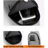 Men Chest Bag Fashion Shoulder Bag Multifunction Crossbody Bag On Shoulder Travel Sling Bag Pack Messenger Pack For Male