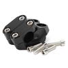7/8in Handlebar Risers CNC Aluminum Alloy Universal Motorcycle Modification AccessoryBlack