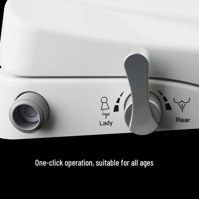 Smart Bidet Toilet Seat Cover with Water Spray Cleanser, No Electricity Needed