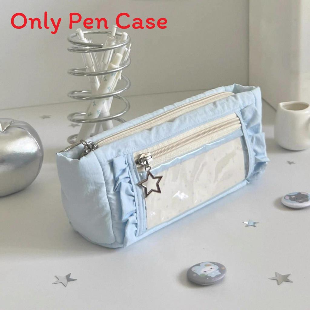 

Trendy Flower Pattern Pen Holder For Girls School Supplies And Storage