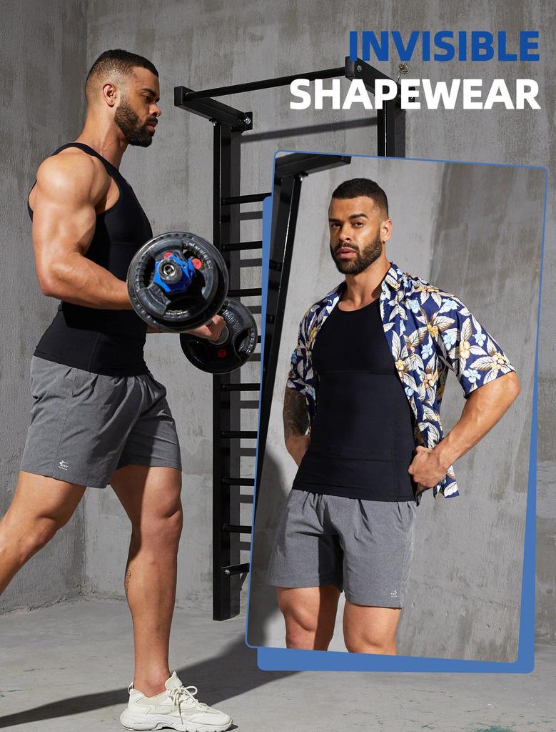 Men's Body Shaper Tummy Control Compression Vest