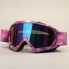Motorcycle goggles with water transfer print, off-road outdoor riding sports glasses, ski goggles, windproof glasses