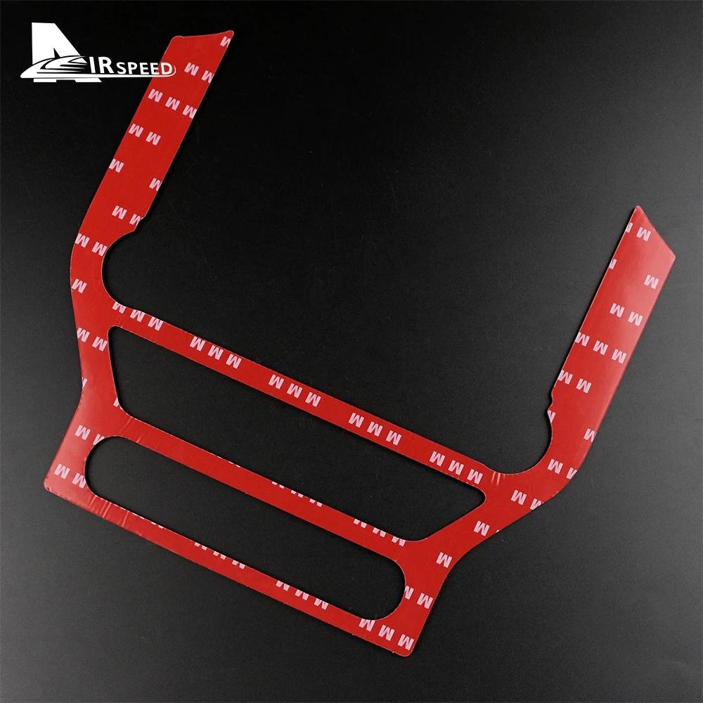 AIRSPEED Pentru Ford Mustang 2015-2022 Fibră de Carbon Autocolante Cadru Consola Mașină Panou Control Central AC CD Huse Mașină