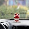 Cute Dashboard Car Accessories Desk Decor Chinese Lion Shaking Head Solar Power Cute Car Ornament Chinese Decorations Dashboard