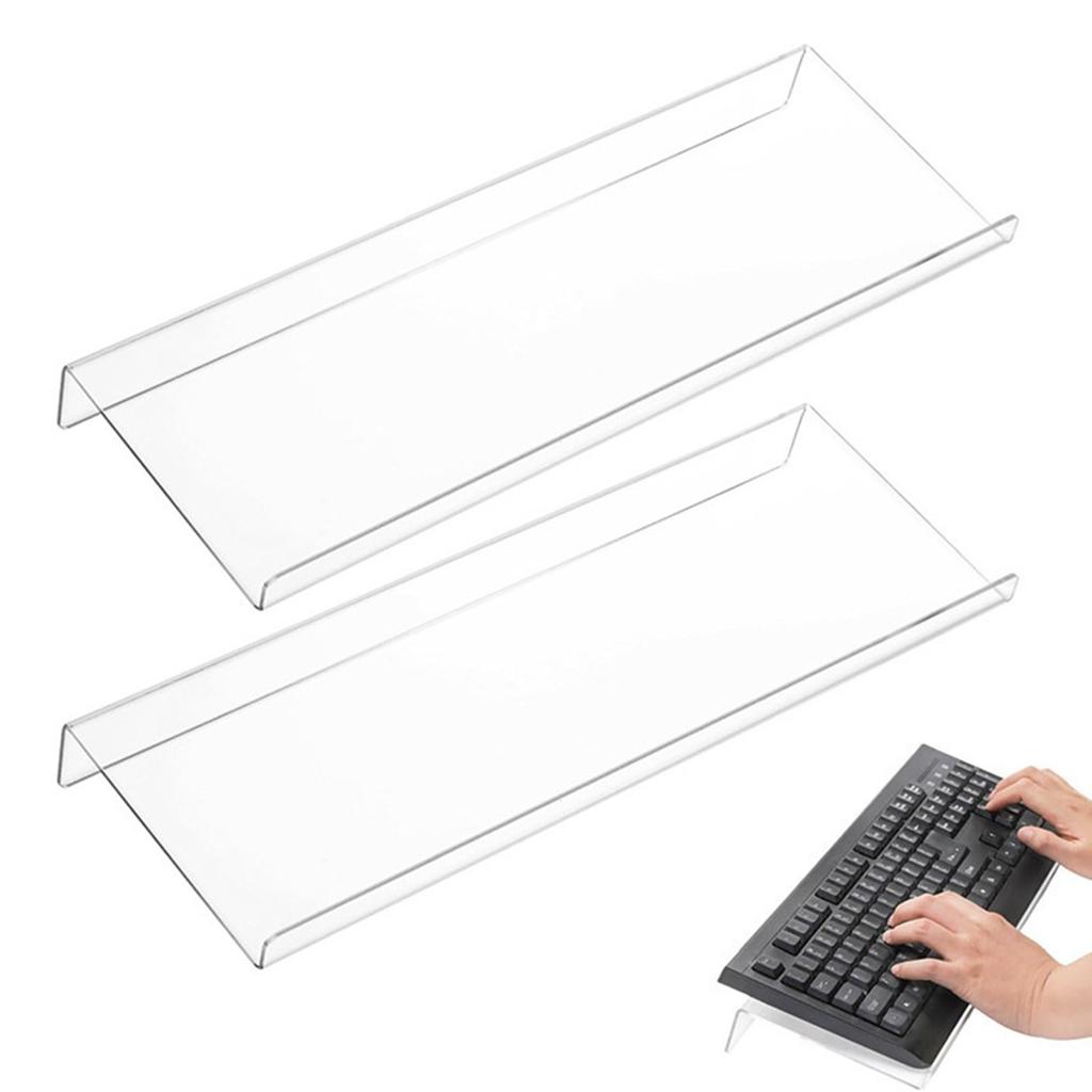 Computer Keyboard Stand Large Size Non Slip Ergonomic Design Tilted Computer Keyboard Holder for Home