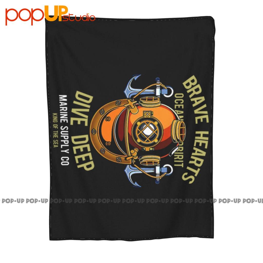 Brave Hearts Dive Deep Diver Ultra-Soft Blanket Quilt Winter Sofa Cover Bed Covers