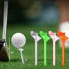 16 szt. profesjonalnych plastikowych tee golfowych o wysokiej stabilności i niskim tarciu, 10-stopniowa skośna konstrukcja wkładana, długie akcesoria do tee golfowych