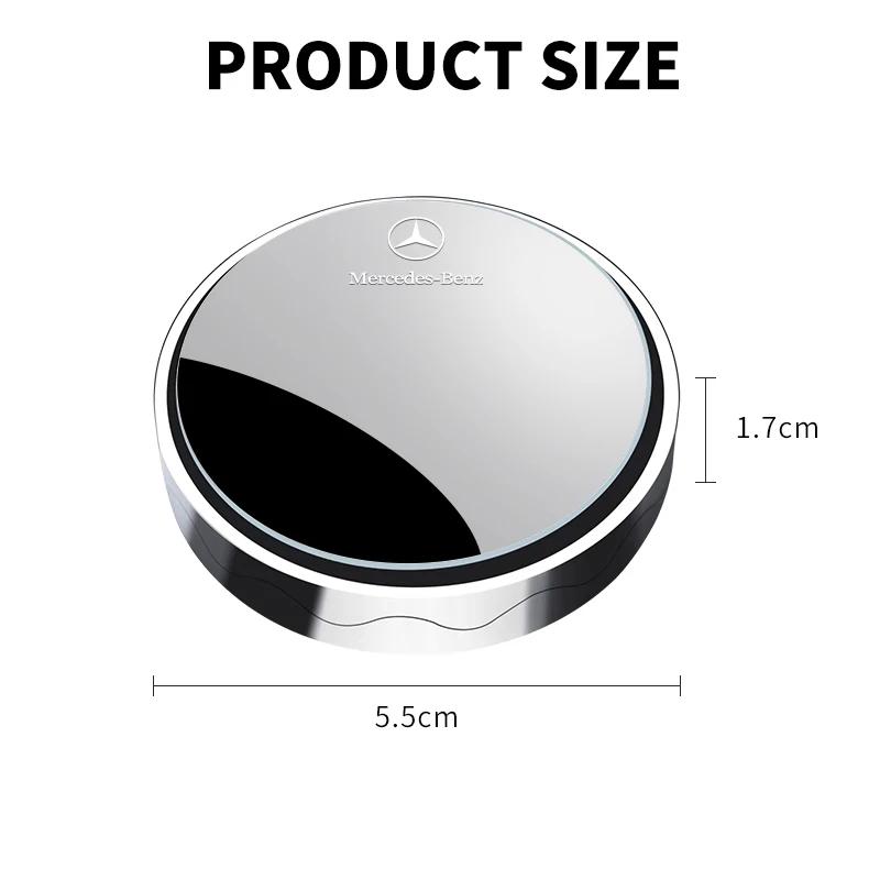 2Pcs 360 Degree Adjustable Blind Spot Mirror For Mercedes Benz C180 C200 C260 C300 W108 W124 W126 W140 W168 W169 Accessories