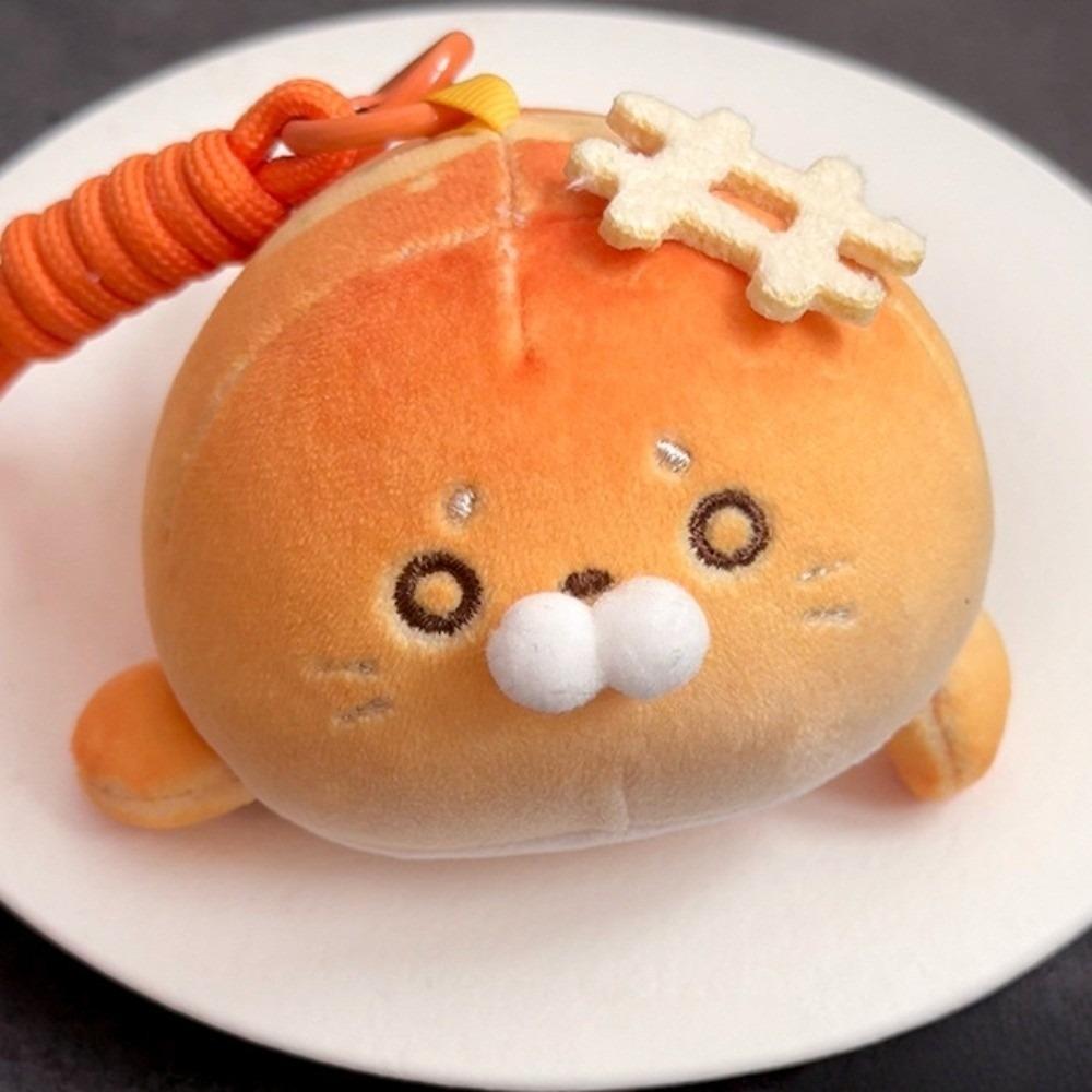 Ice Cream Seal Keychain Sakura Toast Seal Keyring Kawaii Sea Dog Pendant  Hanging Decoration