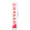 1Pair Mother's Day Banner Polyester Festive Hanging Wall Banner Garden Yard Door Decor Photo Prop Party Ornament Mother's Day