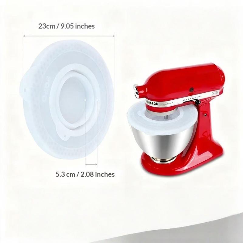1 ks DIY Příslušenství Silikonový Míchací Mísy Víko Kryt Vhodný Pro 4,5-5 Quart Stojanové Mixéry s Naklápěcí Hlavou Mísa