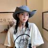 Western Cowboy Sun Hat: Women's Summer Outdoor Climbing, Hiking, Wide Brim Fishing & Camping Protection for Men & Women.