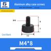 Knurled Aluminum Alloy Hand-Tightening Knob - M3M4M5M6M8 Sizes.