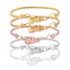 1Pc Gold Silver Color Snake Bone Chains Bracelet Simple Metal Bracelet For Jewelry Making DIY Handmade Couple Bracelet Accessory
