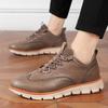 Große Größe 48 49 50 Brogues mit Flügelspitze Britischer Stil Herren Oxford Schuhe Premium Leder Lässige Business Schuhe Brogue