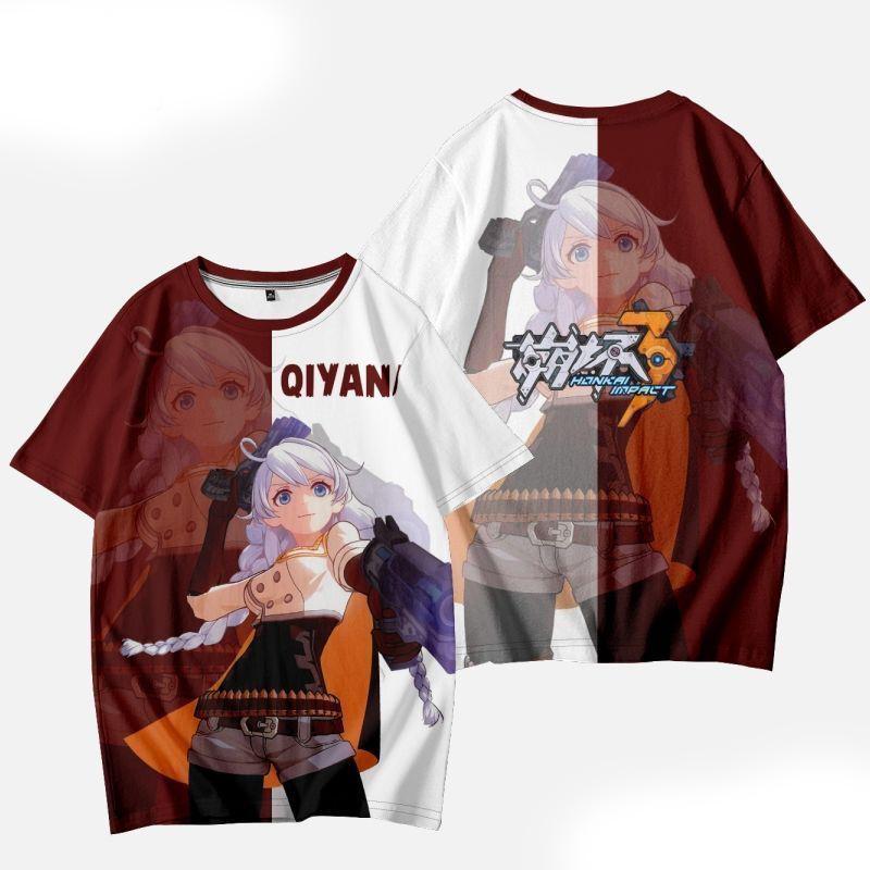 Games Honkai Impact 3rd T-shirts 3D Print Kid Anime Tee Men Women Short Sleeve O-Neck T Shirt Harajuku Cosplay Y2k Tops Clothing