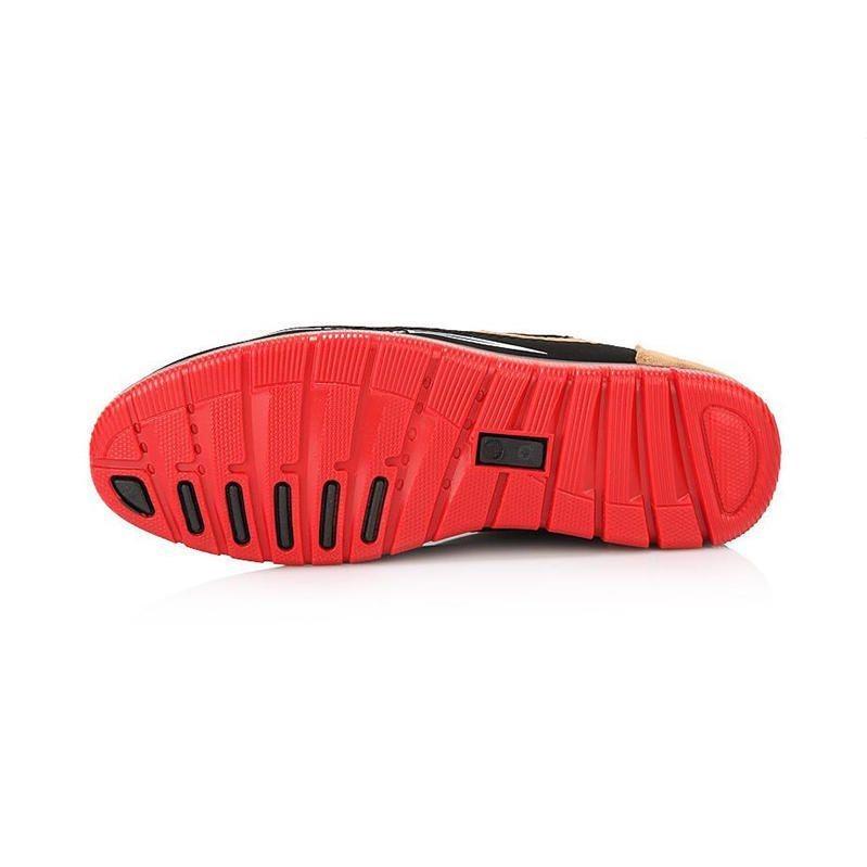 New Fashion Men Sneakers Casual Frosted Leather Running Shoes With Stylish Design And Comfortable Fit