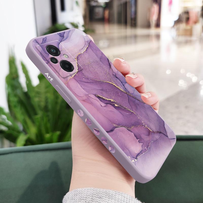Gold Marble Phone Case For Xiaomi Poco F8 F7 X7 M6 X6 F6 M5 M5S F5 X5 F4 X4 M4 F3 M3 X3 Pro Ultra 4G 5G GT NFC Silicone Cover
