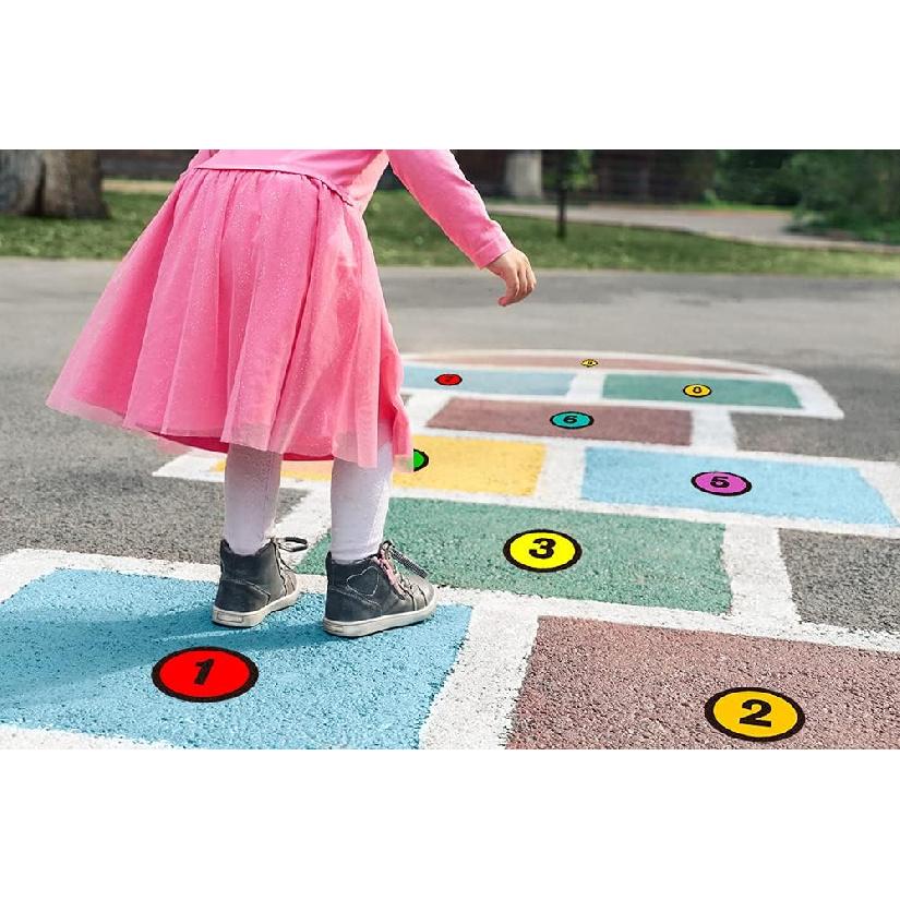 WhatSign Line up Spots for Classroom Floor Stickers - 36Pcs Number Stickers Floor Numbers for Classroom Lining up for Back to School Kindergarten