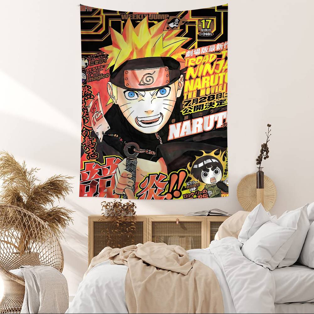 Japanese Nnaruto Anime Hippie Wall Hanging Tapestries Bohemian Wall Tapestries Mandala Ins Home Decor