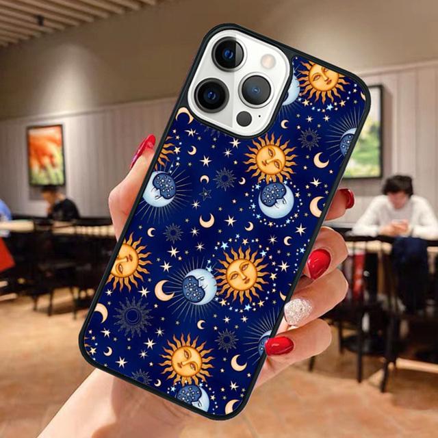 Funny Sun Moon Face Phone Case For Apple iPhone 17 Air Pro Max Plus Coque For iPhone 17 Air 14 15 16 13 12 Max Cover