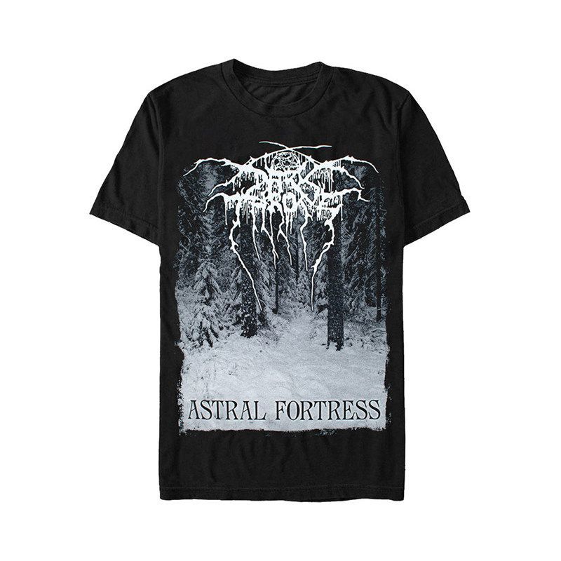 Norwegian Heavy Metal Rock High Street Loose Shortsleeved Mens and Womens Pure Cotton Tshirt