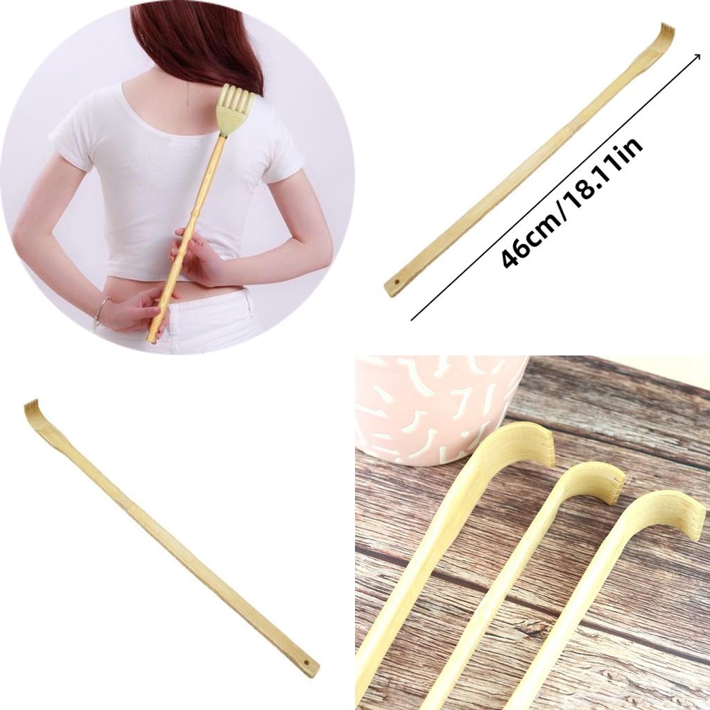 Natural Bamboo Back Scratcher Gentle And Effective Relief For Back Itching