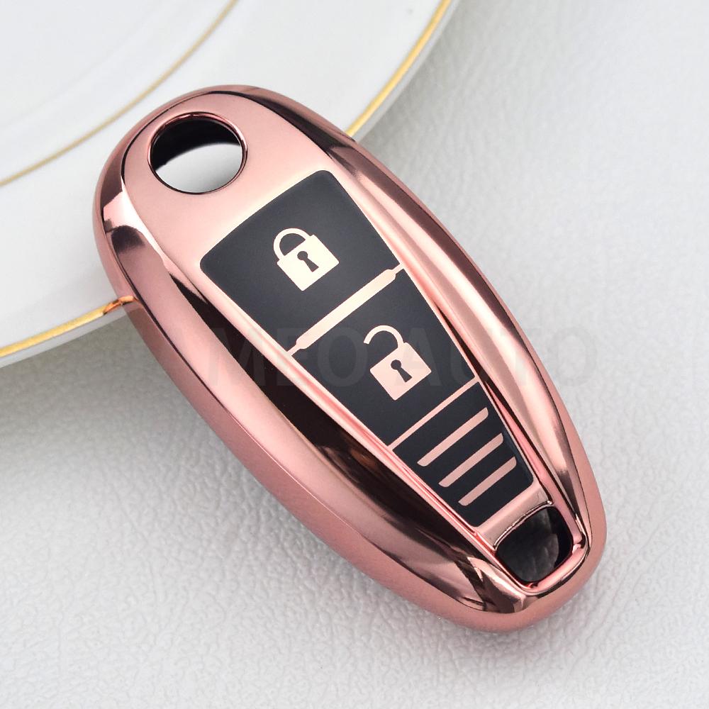 For Suzuki Vitara Swift Ignis Kizashi Sx4 Baleno Ertiga Samurai S-Cross Shell Fob Tpu Car Key Case Cover Accessories