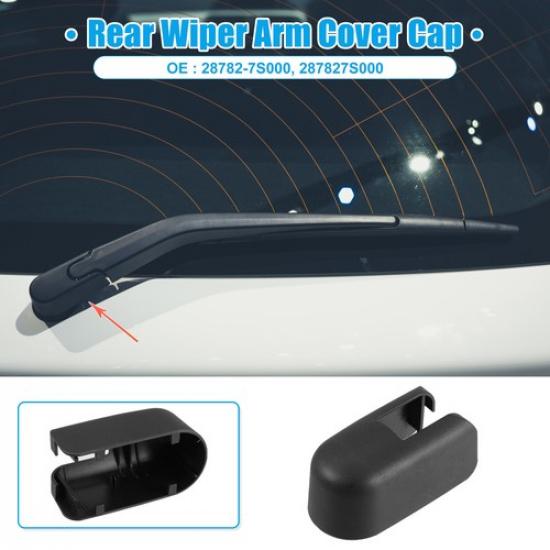 Car Rear Windshield Wiper Arm Cover Cap Fit for Nissan Armada 2004-2015 Black
