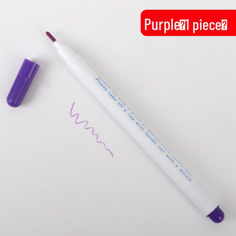 Water-Soluble Erasable Pen for Embroidery: Automatically Fading Fabric Marker for Cross Stitch and Sewing Projects