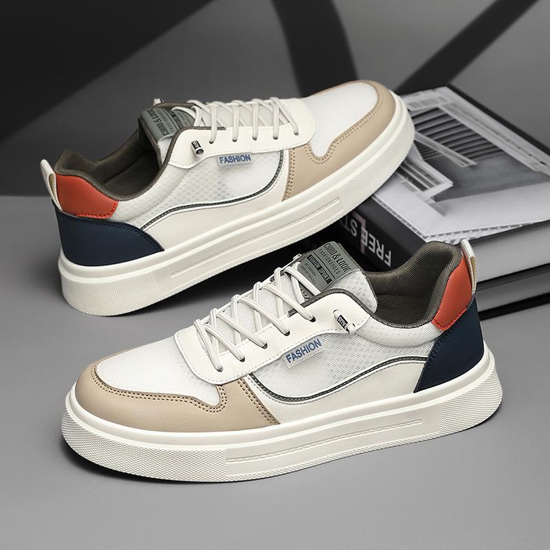 Four Can Wear Men'S Board Shoes Low-Top Trend Comfortable Breathable Youth Simple Running Sports Shoes