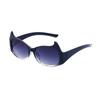 New personalized YK cat eye sunglasses men's and women's trendy ins style street shooting sunglasses outdoor dance playing glasses