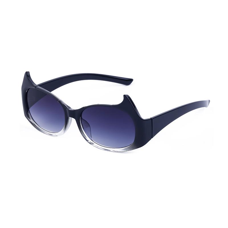 New personalized YK cat eye sunglasses men's and women's trendy ins style street shooting sunglasses outdoor dance playing glasses